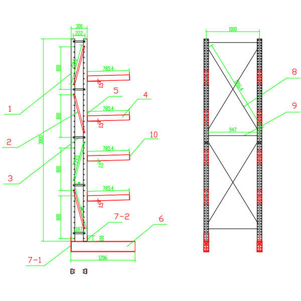 500kg/arm Design