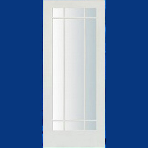 9 Lite French White Primed MDF Door White Primer Door